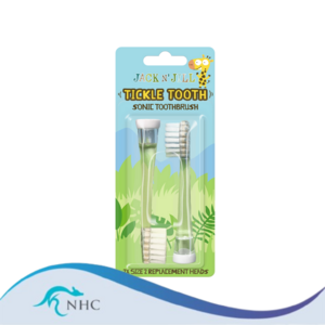 Jack N' Jill Sonic Tickle Toothbrush Replacement Head 2pk